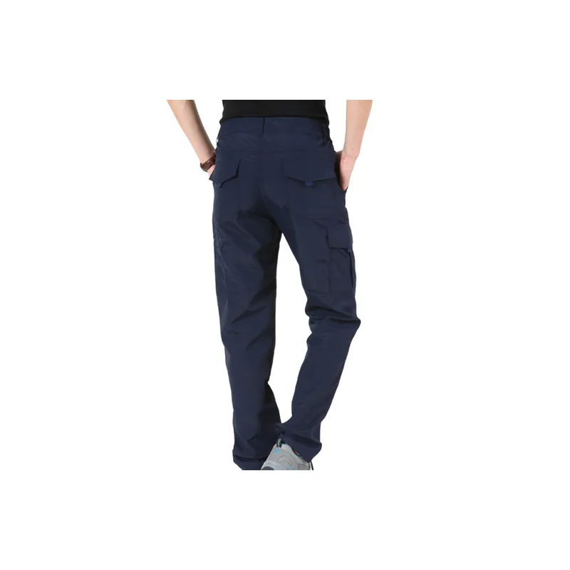 Casual Loose Blended Synthetic Fabrics Cargo Pants-3