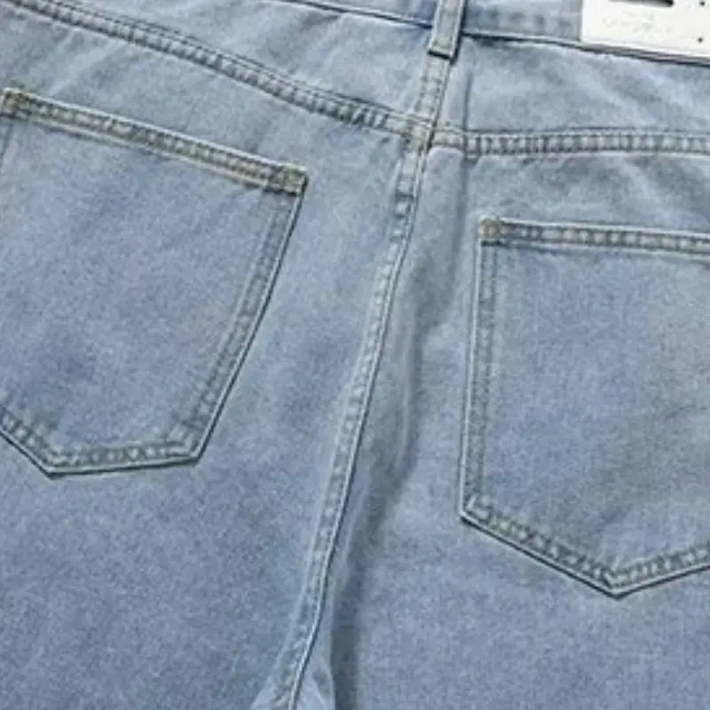 Sporty Loose Denim Shorts-5