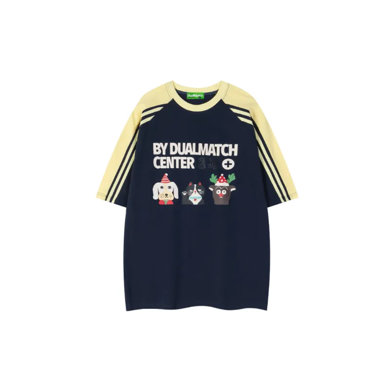 Retro Cute Cotton T Shirt Unisex-2