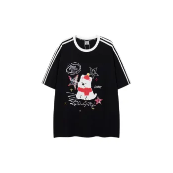 Retro Cute 100% Cotton T Shirt