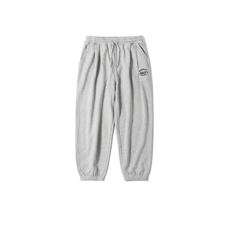 Letter Embroidered Casual Pants-2