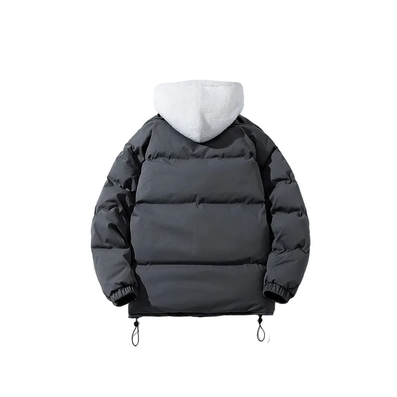 Cross border Lamb Wool Fleece lined Thickened Casual Cotton padded Jacket-1