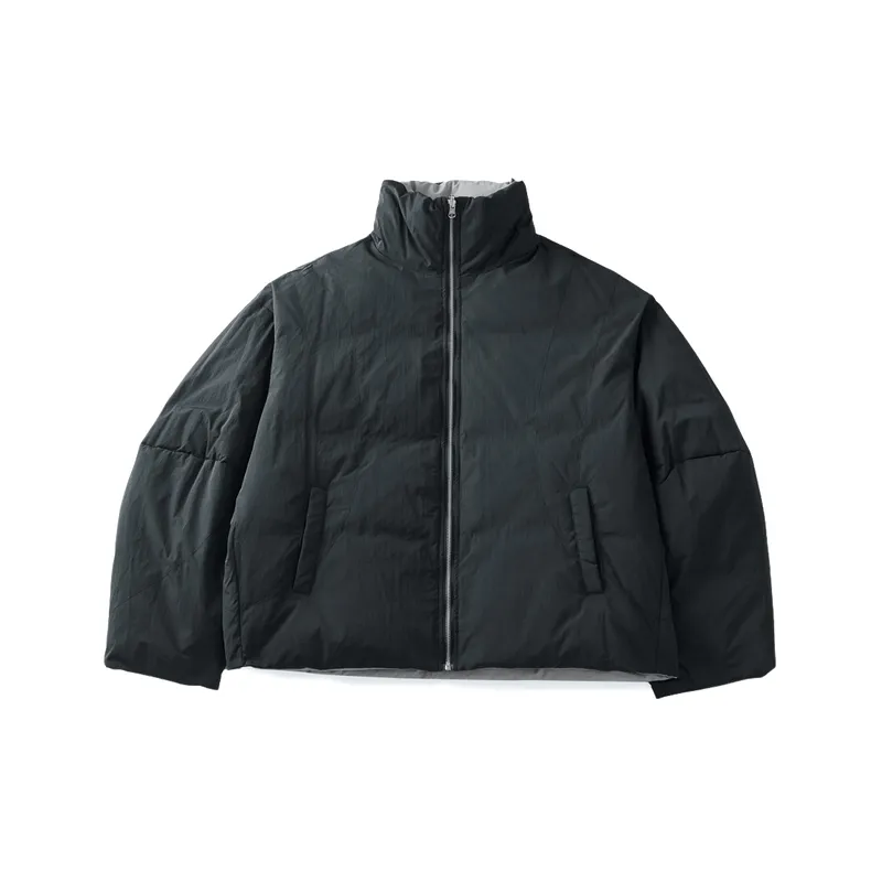 Fashionable Warming Blended Synthetic Fabrics Quilted Jacket-6