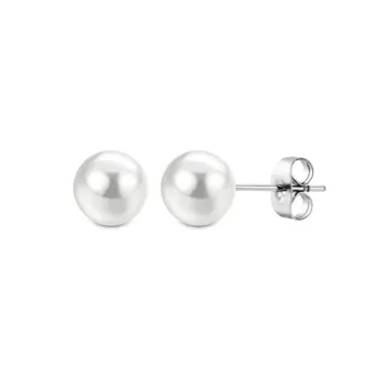 Simple Pearls Ear Stud Women