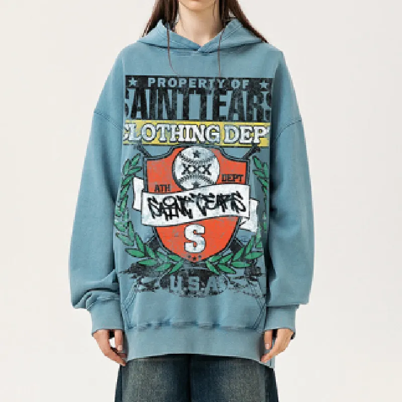Funky Washed Distress Sweatshirt-6