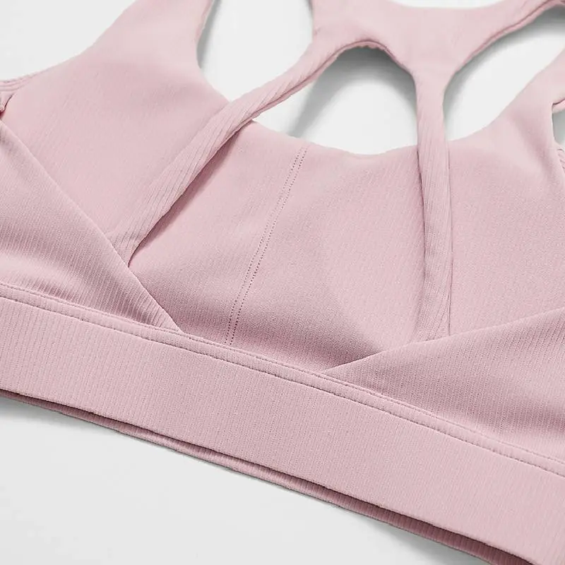 Casual Plain Sports Underwear Women-6