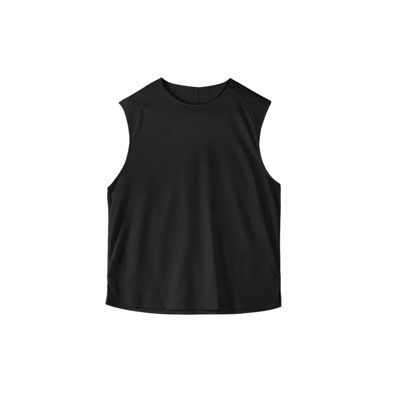 Sporty Breathable Blended Synthetic Fabrics Vest-0