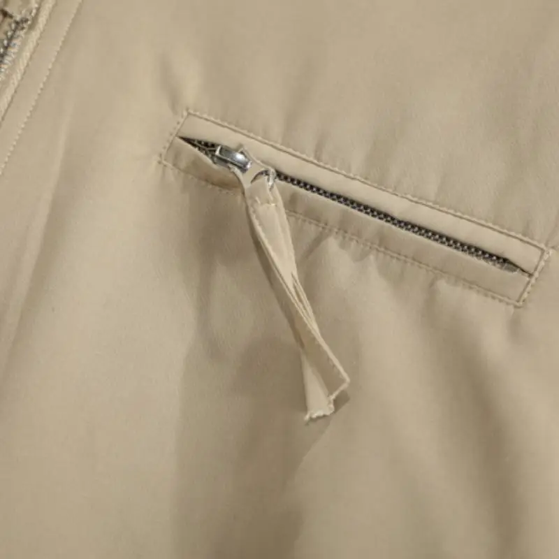 Loose Casual Cotton Blended Fabric Jacket-5