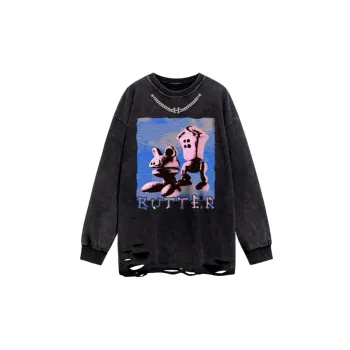 Washed Loose Long Sleeve Sweatshirt