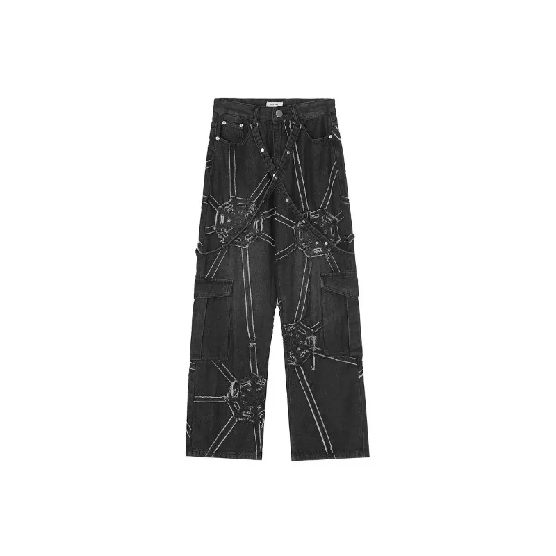 Street Fashionable Casual Pants-0
