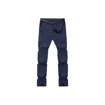 Simple Loose Blended Synthetic Fabrics Casual Pants