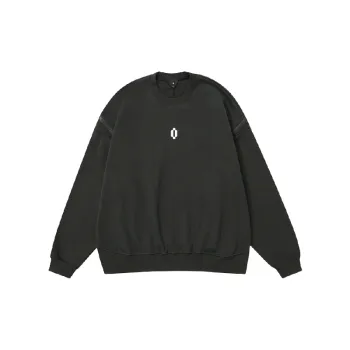 Simple Embroidered Sweatshirt
