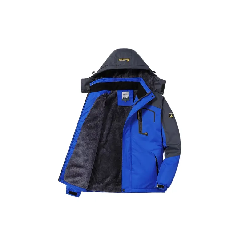 Retro Loose Blended Synthetic Fabrics Jacket-1