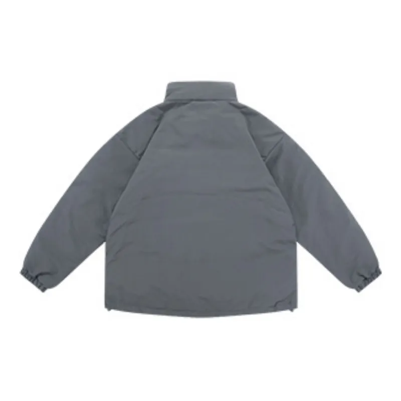 Casual Simple White Duck Down Jacket-9