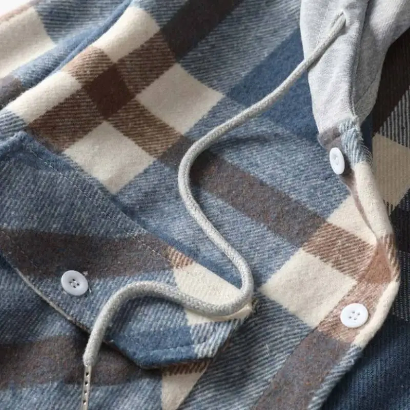 Casual Retro Woolen Fabric Shirt-15