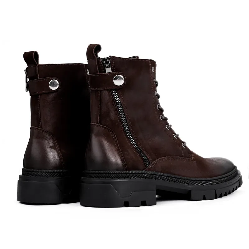 Casual Zipped Martin Boot-2