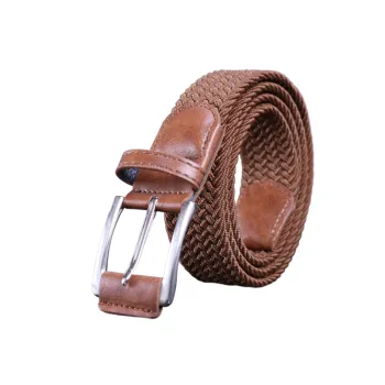 Fashionable Braid Leather Belt Man