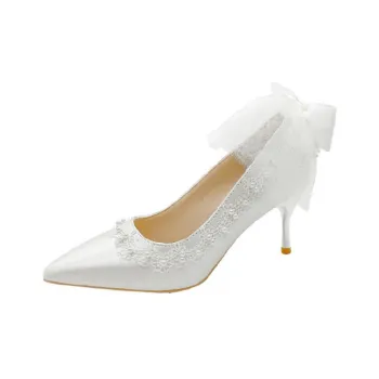 Fashion Bow High Heels