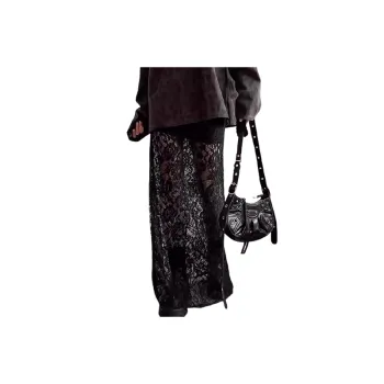 Casual Hollow Out Polyester Skirt Women