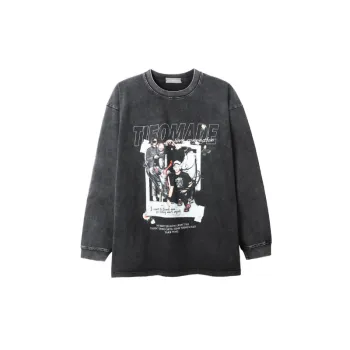 Fashion Washed Cotton T Shirt