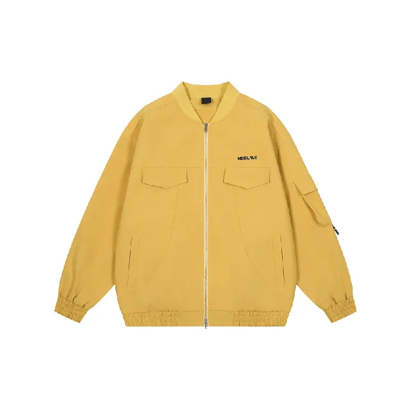 Casual Retro Loose Baseball Jersey-0