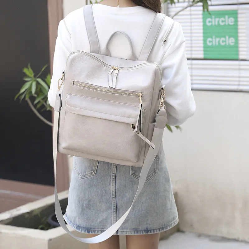 Retro Simple Backpack-2