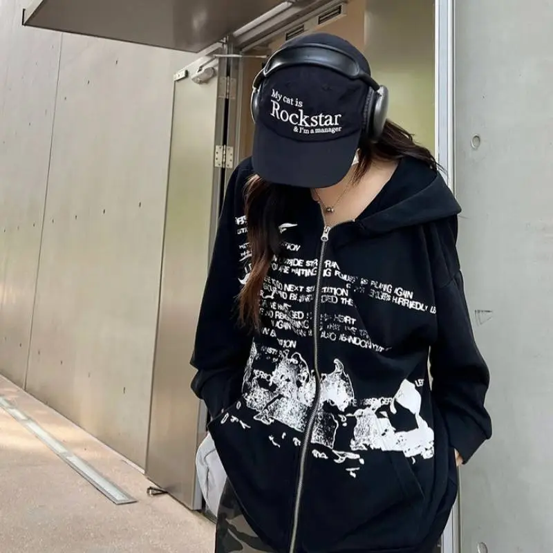 Distress Loose Sweatshirt-2