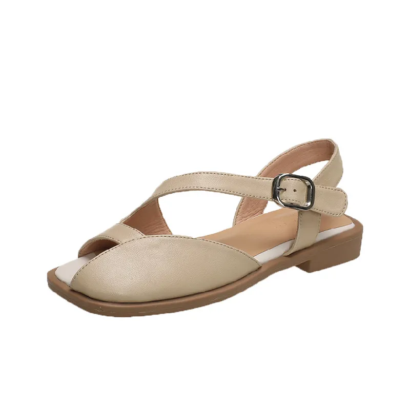 Fashionable Simple Slide Sandals-0