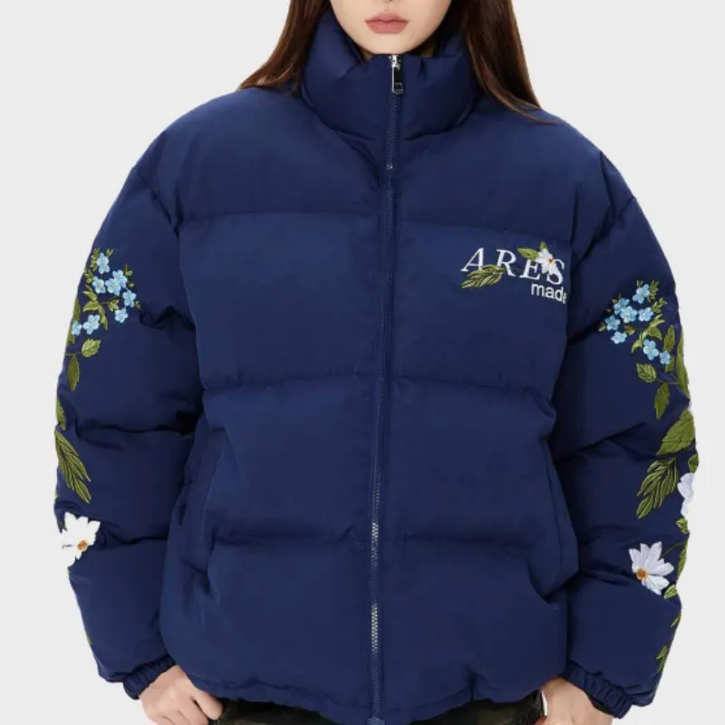 Street Embroidery Quilted Jacket-2