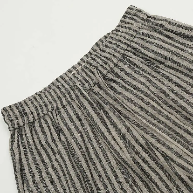 Retro Loose Cotton Blended Fabric Casual Pants-4