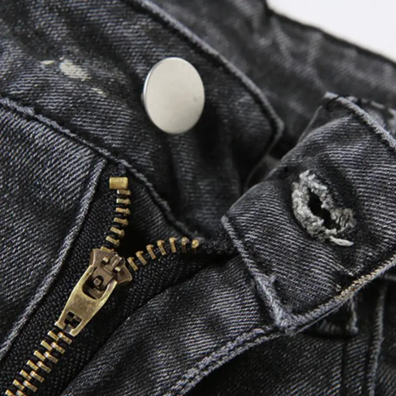 Simple Distress Jeans-4