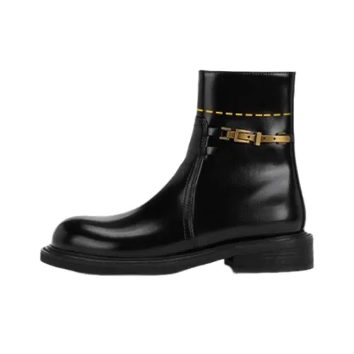 Simple Zipper Martin Boot