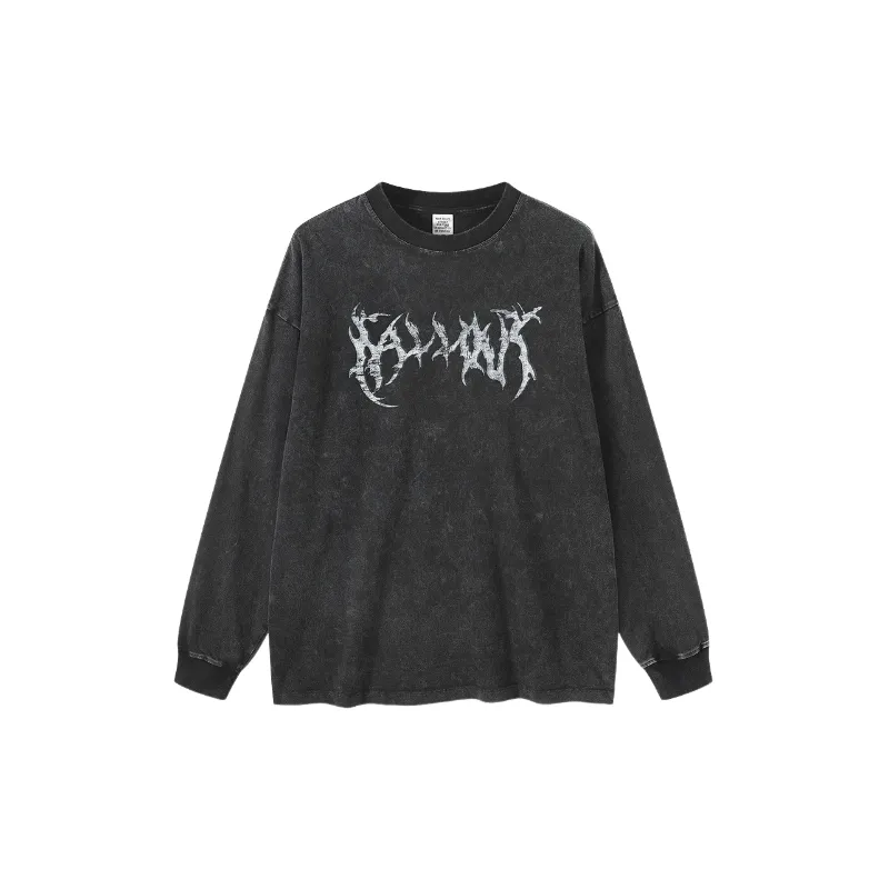 Casual Retro 100% Cotton Sweatshirt