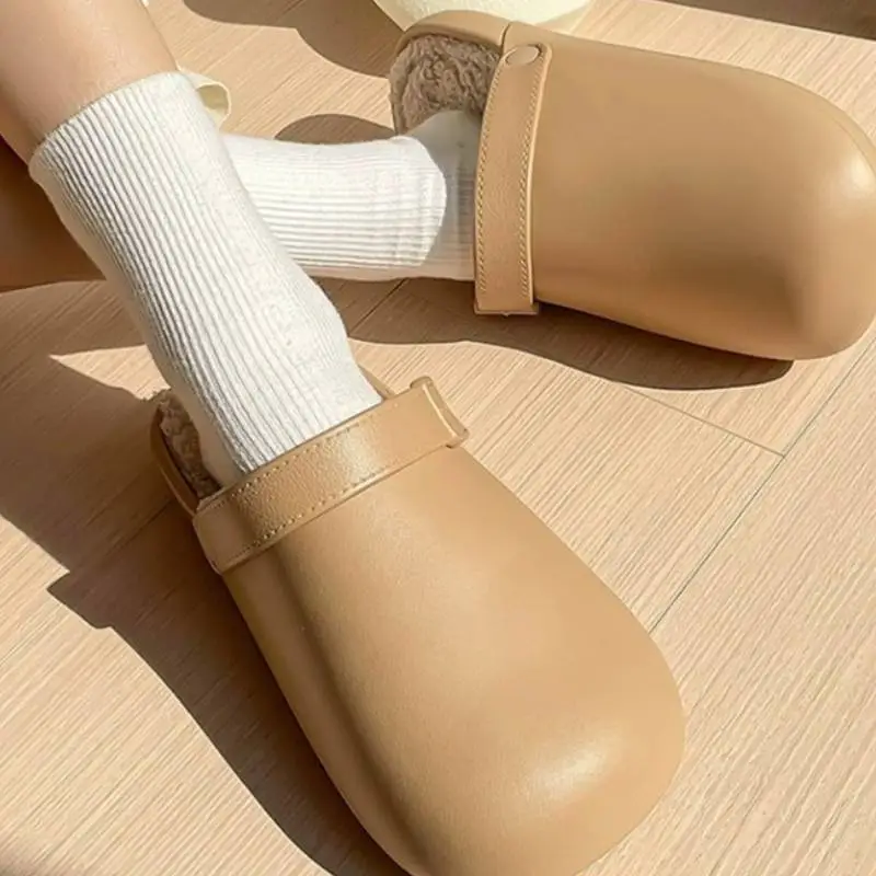 Fashionable Waterproof Warming Cotton Shoes-3