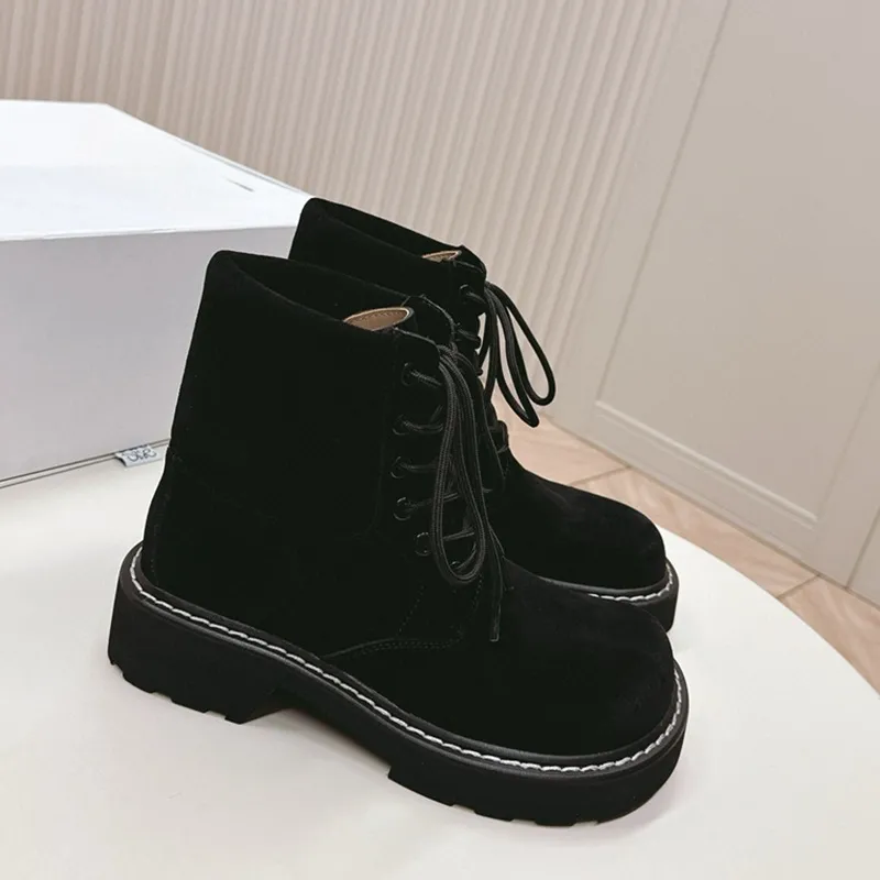 Retro Loose Casual Outdoor Boots-3