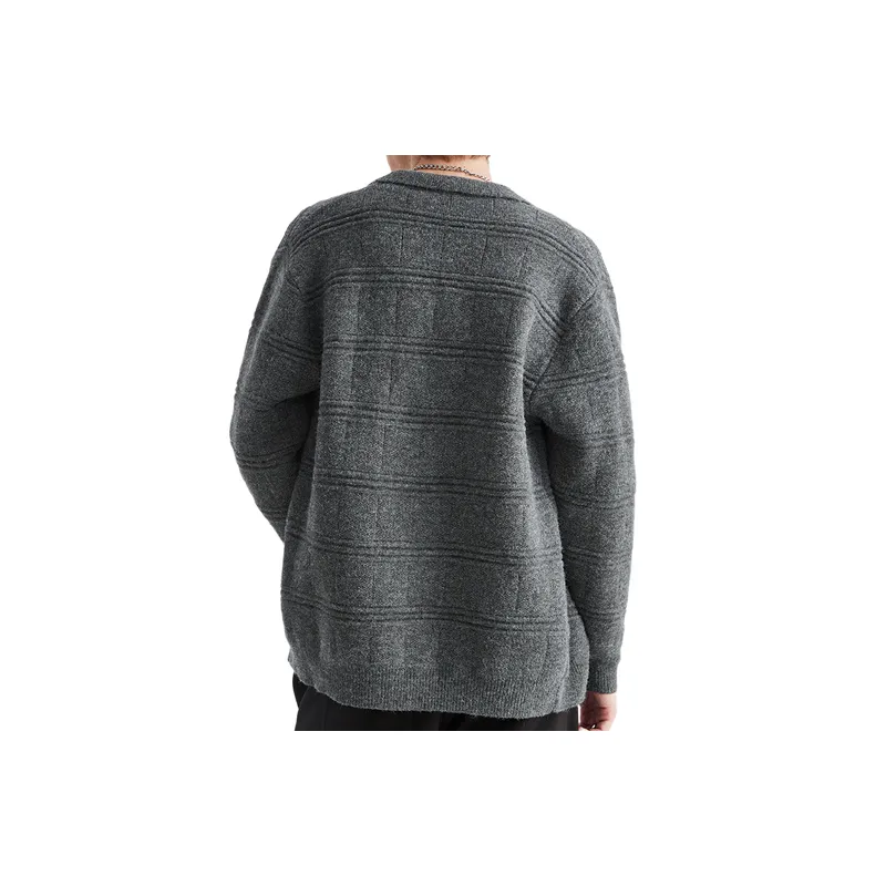 Casual Fashionable Loose Blended Synthetic Fabrics Sweater-2