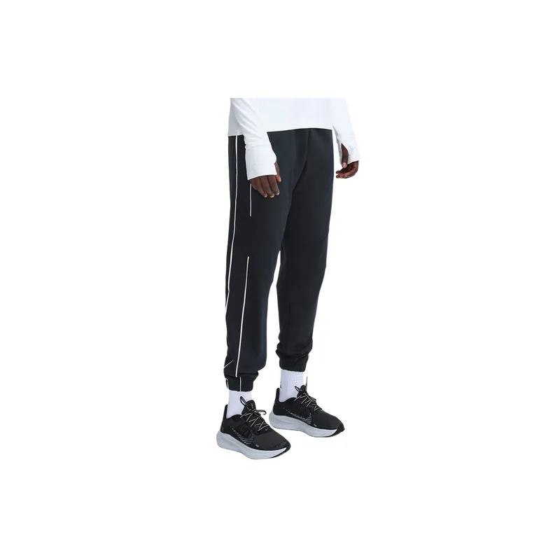 Sporty Breathable Cotton Blended Fabric Casual Pants-0