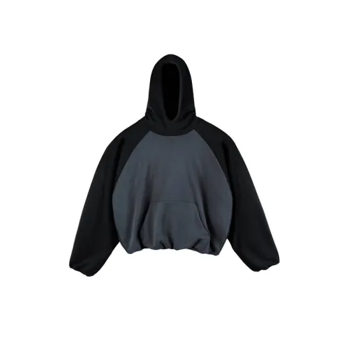 Crewneck Colorblock Oversized Double Layer Hoodie