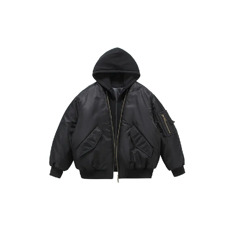 Casual Loose Quilted Jacket-7