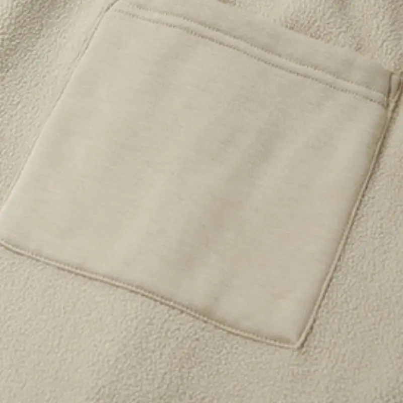 Loose Straight Leg Polyester Casual Pants-11
