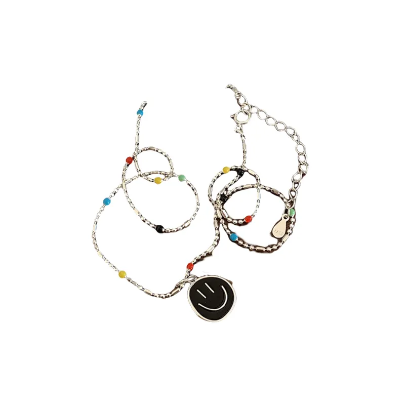 Fashionable Smiley Face Necklace-5