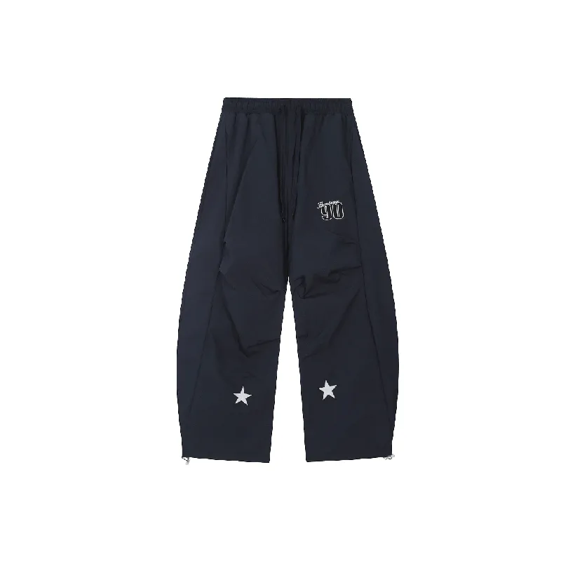 Retro Loose Cotton Casual Pants Unisex-0