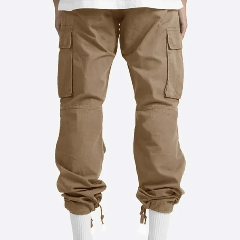 Fashionable Casual Polyester Cargo Pants-2