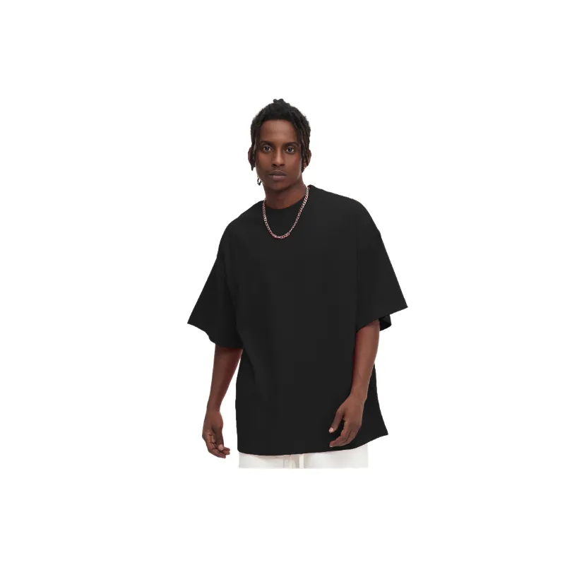 Casual Plain Cotton T Shirt Unisex-0