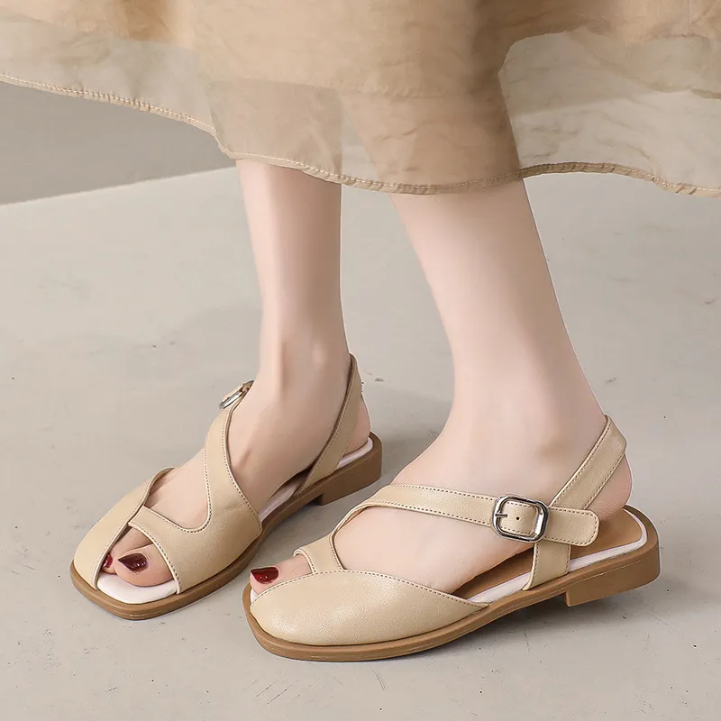 Fashionable Simple Slide Sandals-1