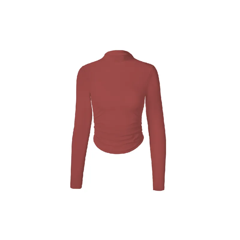 Fashionable Sporty Blended Synthetic Fabrics T Shirt Women-3