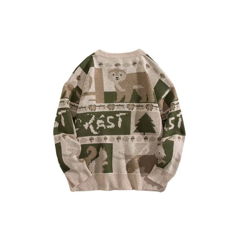 Retro Loose Sweater-4