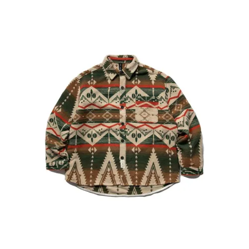 New Ethnic Style Woolen Shirt