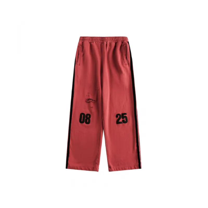Retro Fashion Casual Knit Sweatpants-0
