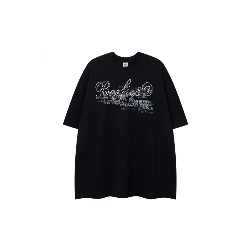 Casual Loose Combed Cotton T-Shirt-0